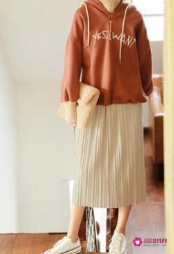 秋冬半身长裙搭配图片大全