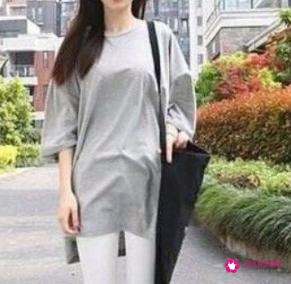 长款t恤怎么搭配方法