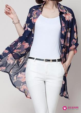 雪纺裙子衣服穿搭