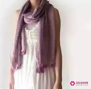 长围巾的各种围法