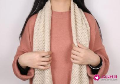 长围巾的各种围法图解