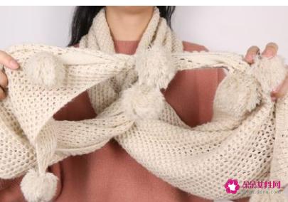 长围巾的各种围法图解