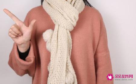 长围巾的各种围法图解