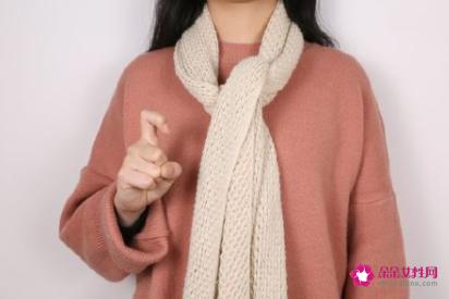 长围巾的各种围法图解