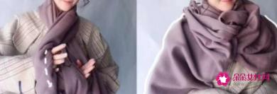 长围巾的各种围法图解