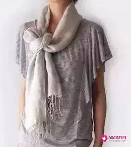 长围巾的各种围法图解