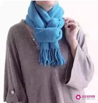 长围巾的各种围法图解
