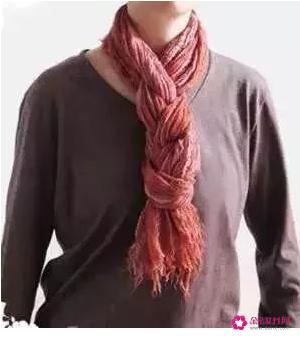 长围巾的各种围法图解