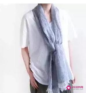 长围巾的各种围法图解