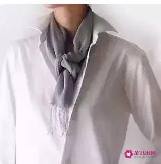 长围巾的各种围法图解