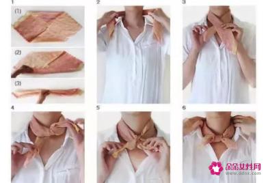 长围巾的各种围法图解