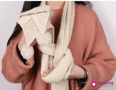 围巾的各种系法图解