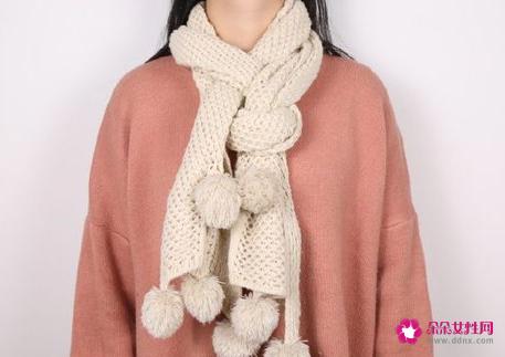 围巾的各种系法图解