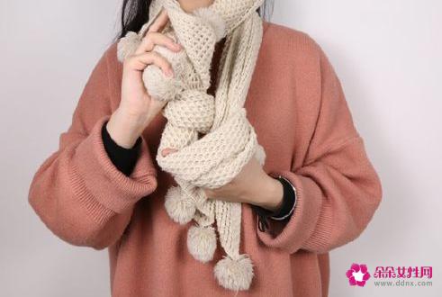 围巾的各种系法图解