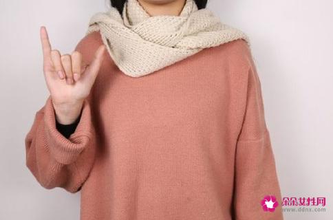 围巾的各种系法图解