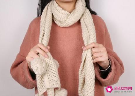 围巾的各种系法图解