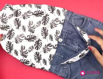 废旧牛仔裤各种改造