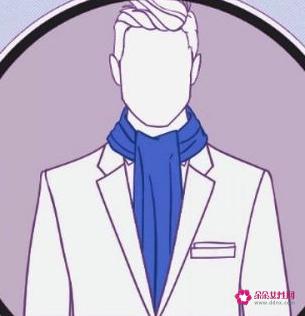 男士围巾的戴法