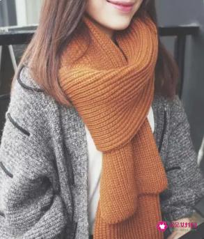 围巾的各种围法韩系学生