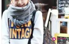 围巾的各种围法韩系学生