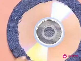 手工diy旧牛仔裤改包包