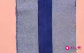 手工diy旧牛仔裤改包包