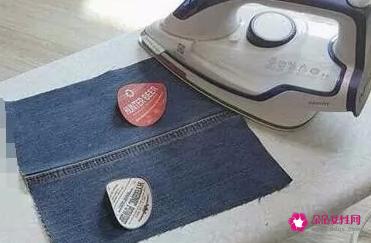 手工diy旧牛仔裤改包包