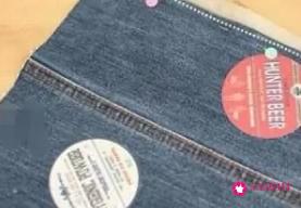 手工diy旧牛仔裤改包包