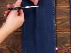 旧牛仔裤怎么改造
