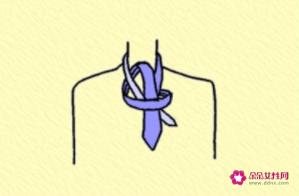 领带打法步骤温莎结
