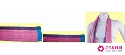 大方巾丝巾的系法