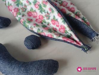 旧牛仔裤的废物利用