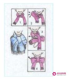 围巾的各种围法图片教程