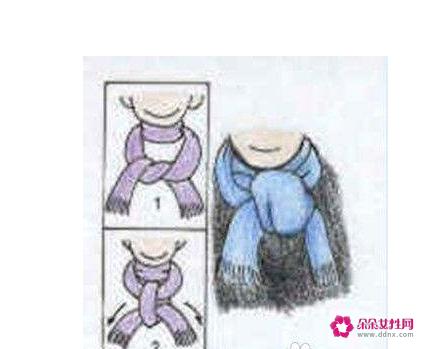 围巾的各种围法图片教程