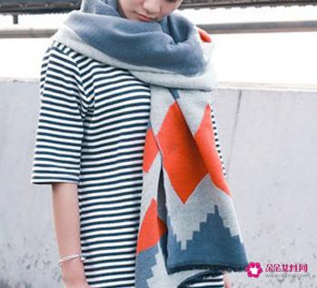 韩式围巾的各种围法