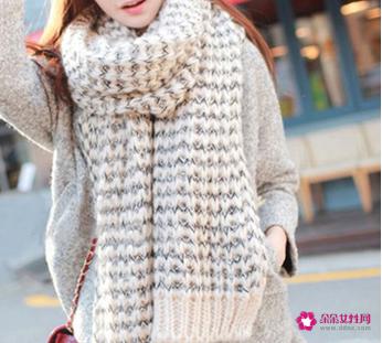 韩式围巾的各种围法