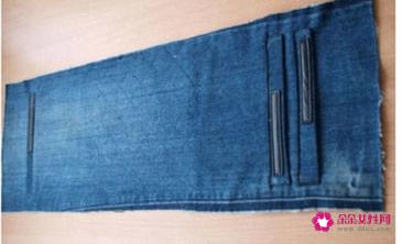 牛仔裤改造小包包图解