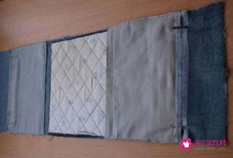 牛仔裤改造小包包图解