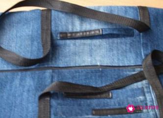 牛仔裤改造小包包图解