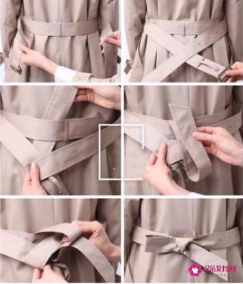 各种腰带的系法图解背后