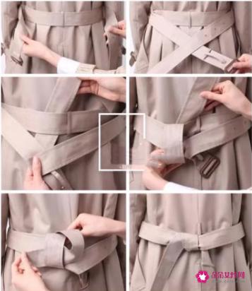 各种腰带的系法图解背后