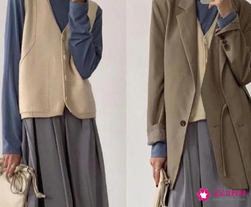 针织马甲怎么搭配的