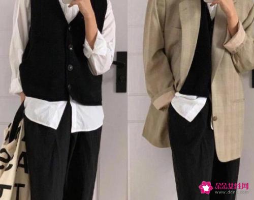 针织马甲怎么搭配的