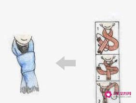 围巾怎么系好看方法大全