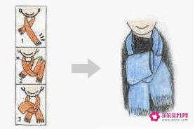 围巾怎么系好看方法大全