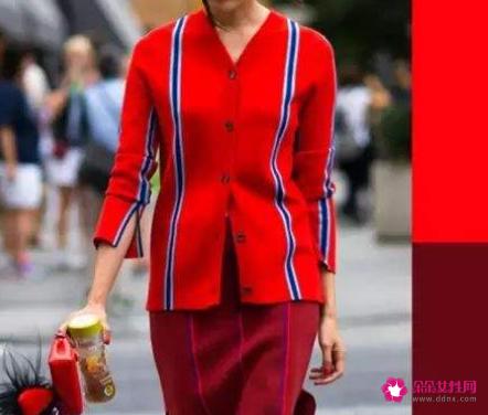 红色跟哪些颜色搭配