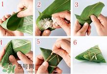 三角粽子怎么包？三角粽子的包法图解