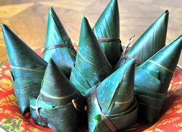 三角粽子怎么包？三角粽子的包法图解