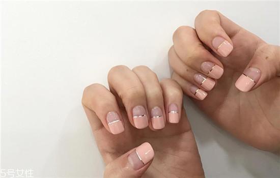 2018粉色美甲新款式图片 今年流行的夏日清新美甲