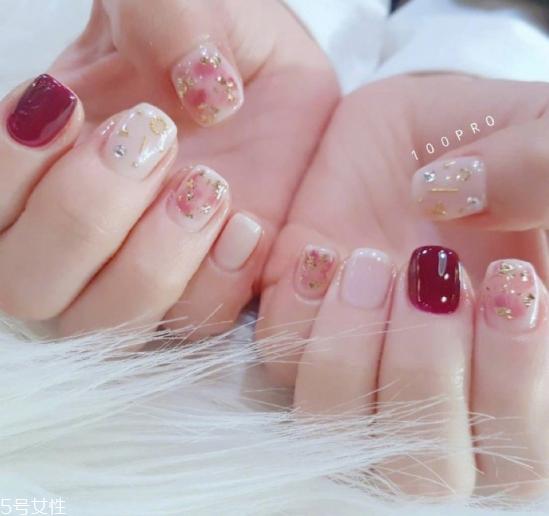 2018最新气质美甲图片红色系推荐 年轻女生红色系美甲图片